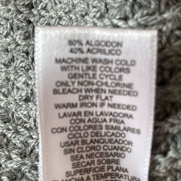 NWT COMPANY ELLEN TRACY sleeveless sweater, XXL, Grey - Picture 8 of 10